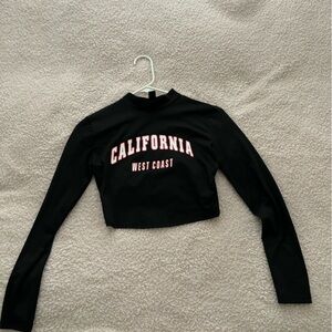 black crop top